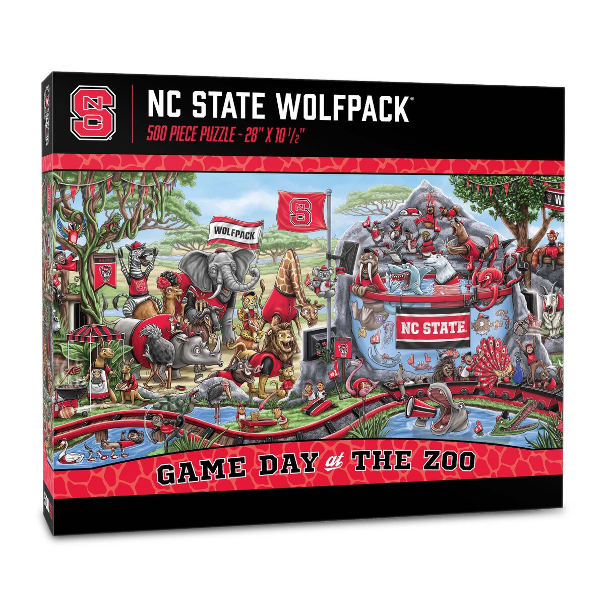 500 PC Puzzle - Game Day at the Zoo